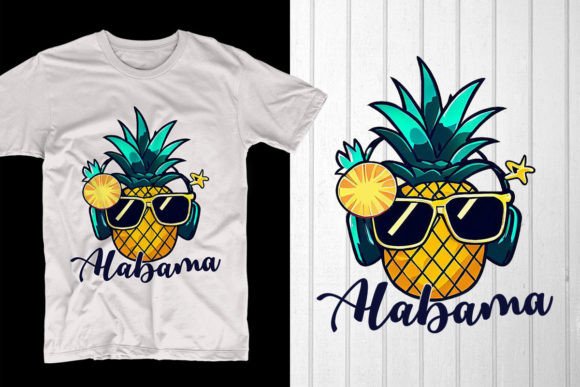 Alabama Pineapple Summer T-Shirt Graphics Review