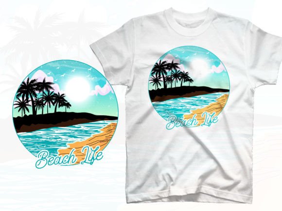 Beach Life Graphics: Print Templates for Summer Crafts