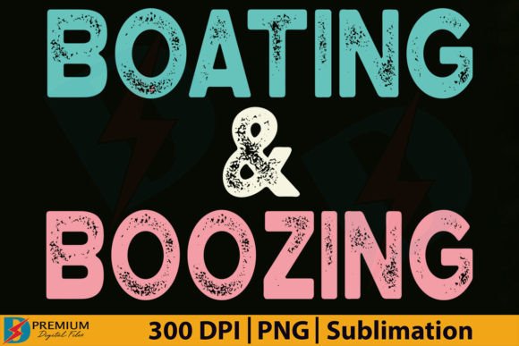 Boating Boozing SVG: Summer T-Shirt Graphics