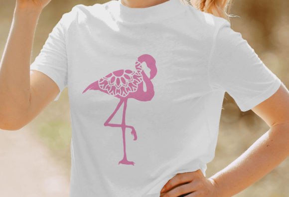 Cute Summer Flamingo Graphics for T-Shirt Designs