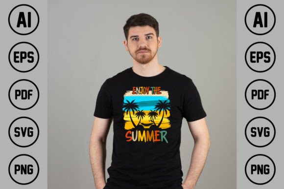 Enjoy the Summer Graphics for T-Shirt Designs