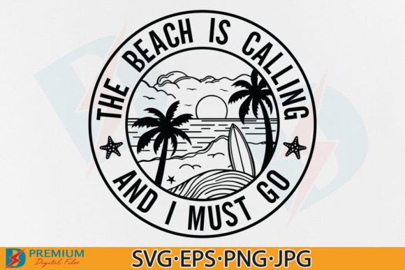 Funny Summer Beach Quote SVG: Graphics & T-Shirt Designs