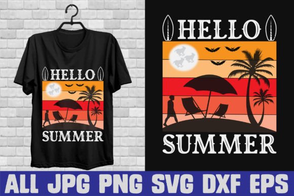 Hello Summer Custom T-shirt Designs Review