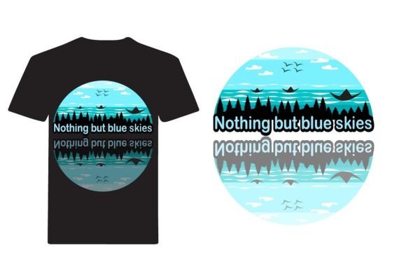 Nothing but Blue Skies Graphics for Print Templates