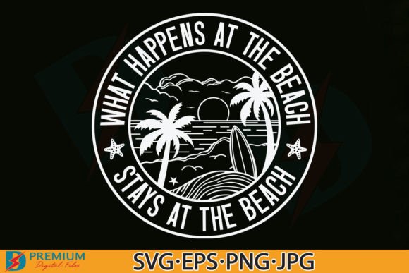 Summer Beach Sign Quote SVG & PNG Graphics for T-Shirt Designs