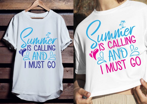 Summer is Calling Graphics for T-Shirt Designs