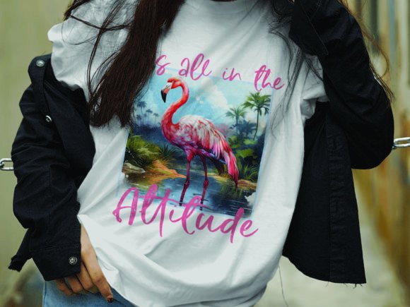 Summer Png & Flamingo Graphics for T-Shirt Designs