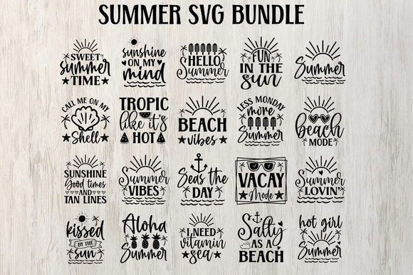 Summer T-Shirt Quotes SVG Bundle Graphics Review