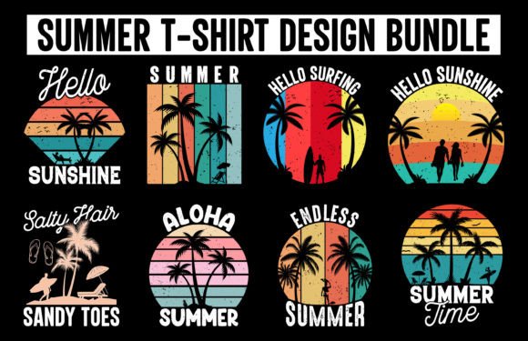 Summer Vintage T-Shirt Designs: Graphics Review