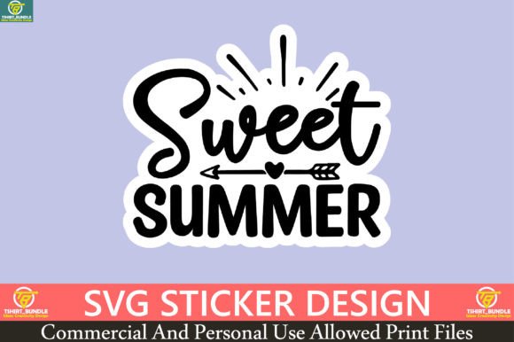 Sweet Summer Sticker Design: An Embroidery Review