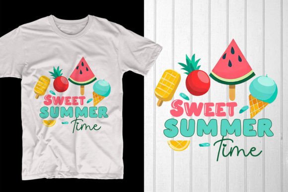 Sweet Summer Time Graphics & T-Shirt Designs